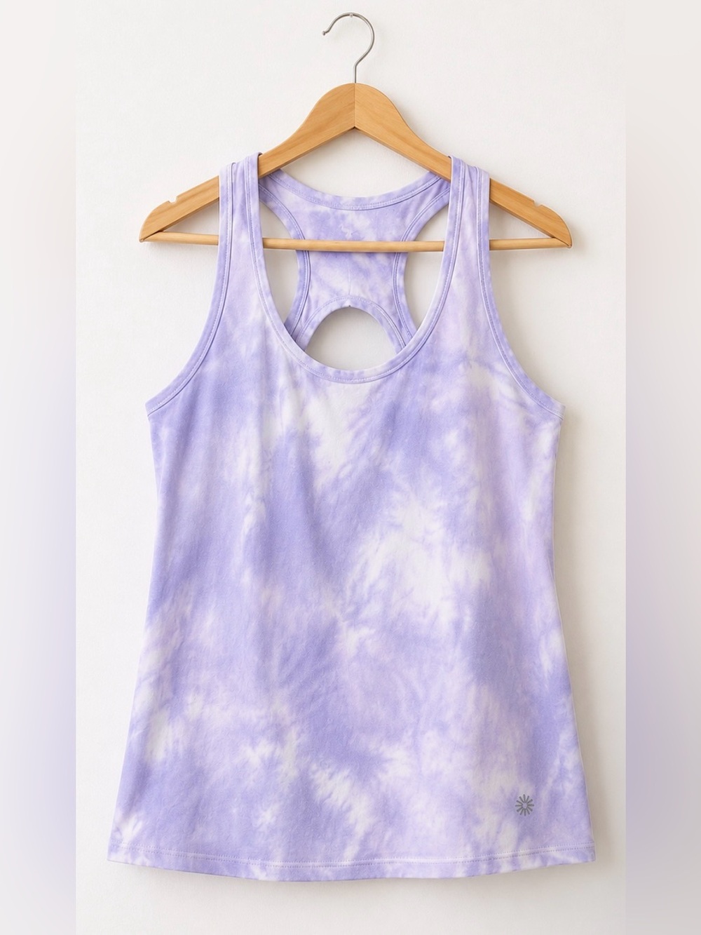 Athleta Lavender Tie Dye Racerback Tank Top Size Medium
